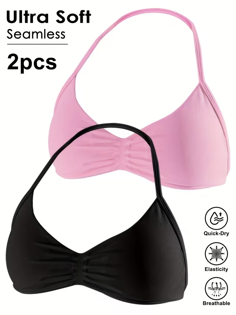 Minimizer Bra Women - 2 adet dikişsiz seksi açık arka