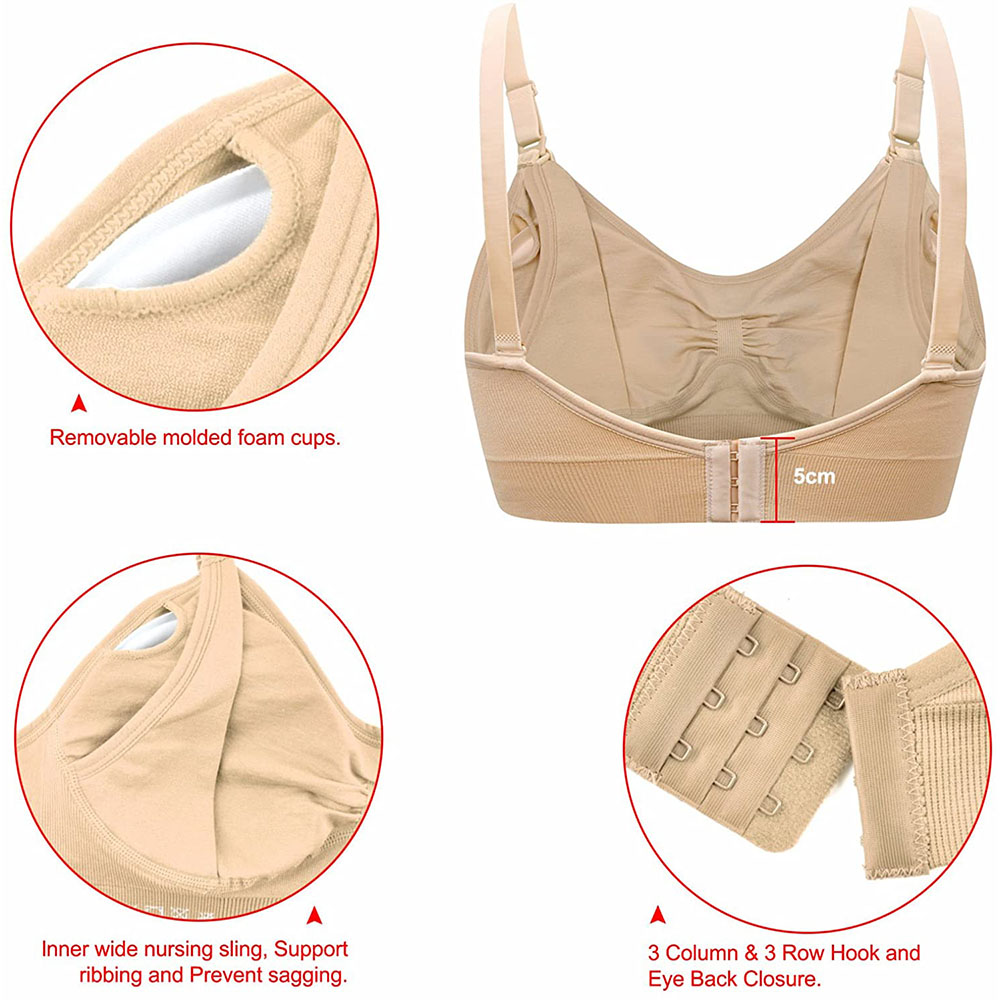 Bayan Hamile Hemşirelik Sutyen - Sleep Bra Bralette incelemesi ve fiyatı