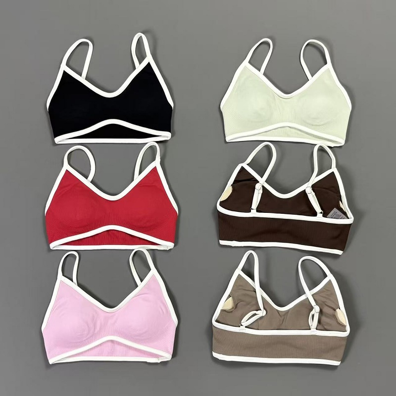 Kadınlar Kontrast Çizgili Yoga - Sports Bra Racerback incelemesi ve fiyatı