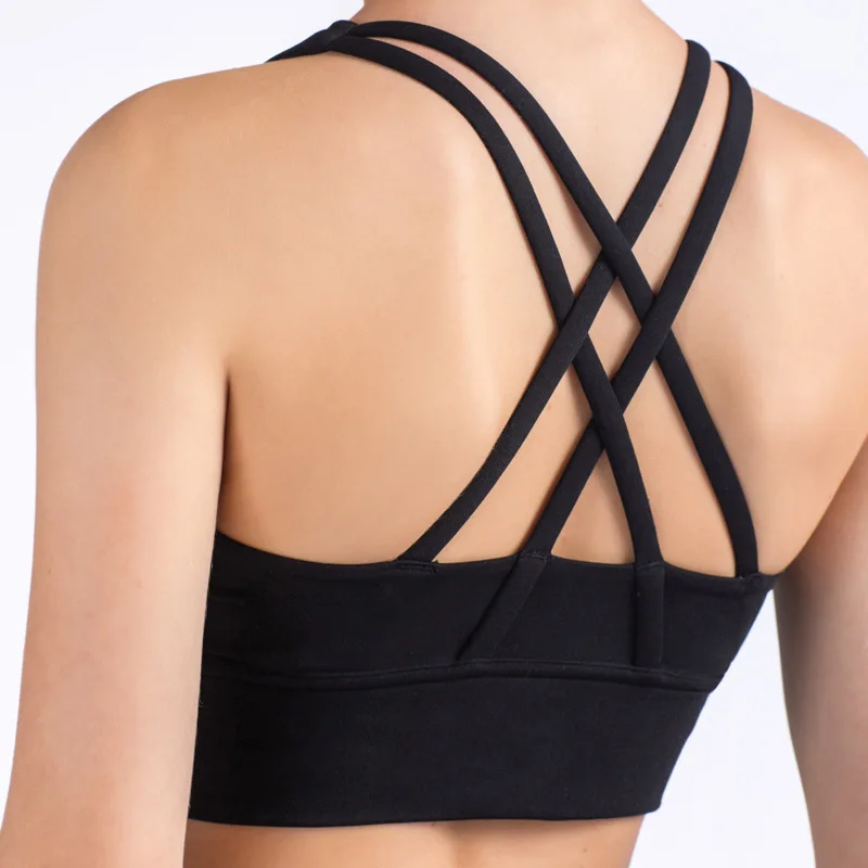Yaz moda çapraz geri kadın spo - Sports Bra Racerback incelemesi ve fiyatı